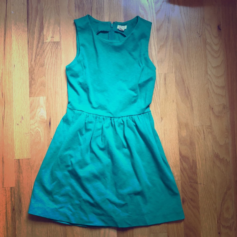J. Crew Green XXS Dress